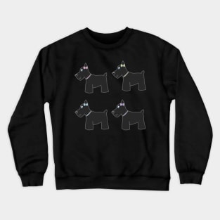 Pink Scottie Dogs Sticker Pack Crewneck Sweatshirt